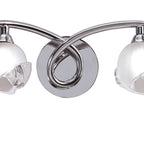 M0817/S Fragma Wall Lamp Switched 2 Light G9 Polished Chrome