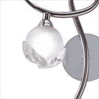 M0818/L/S Fragma Wall Lamp Left Switched 1 Light G9 Polished Chrome