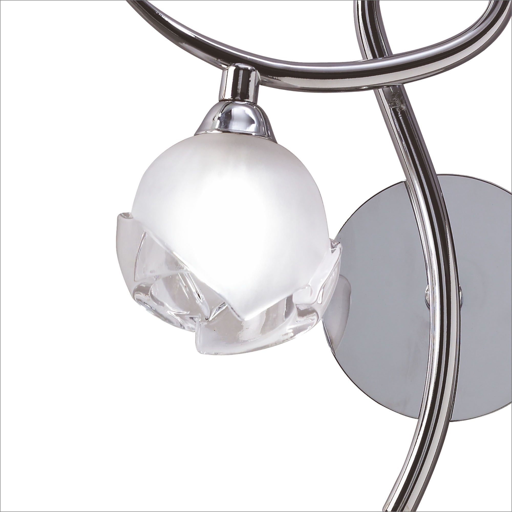 M0818/L/S Fragma Wall Lamp Left Switched 1 Light G9 Polished Chrome