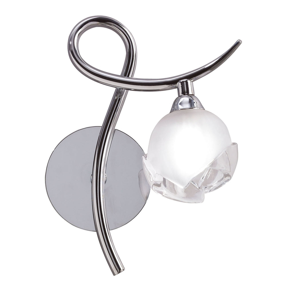 M0818/R/S Fragma Wall Lamp Right Switched 1 Light G9 Polished Chrome