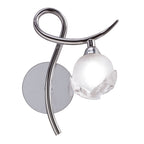 M0818/R/S Fragma Wall Lamp Right Switched 1 Light G9 Polished Chrome