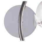 M0818/R/S Fragma Wall Lamp Right Switched 1 Light G9 Polished Chrome