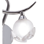 M0818/R/S Fragma Wall Lamp Right Switched 1 Light G9 Polished Chrome