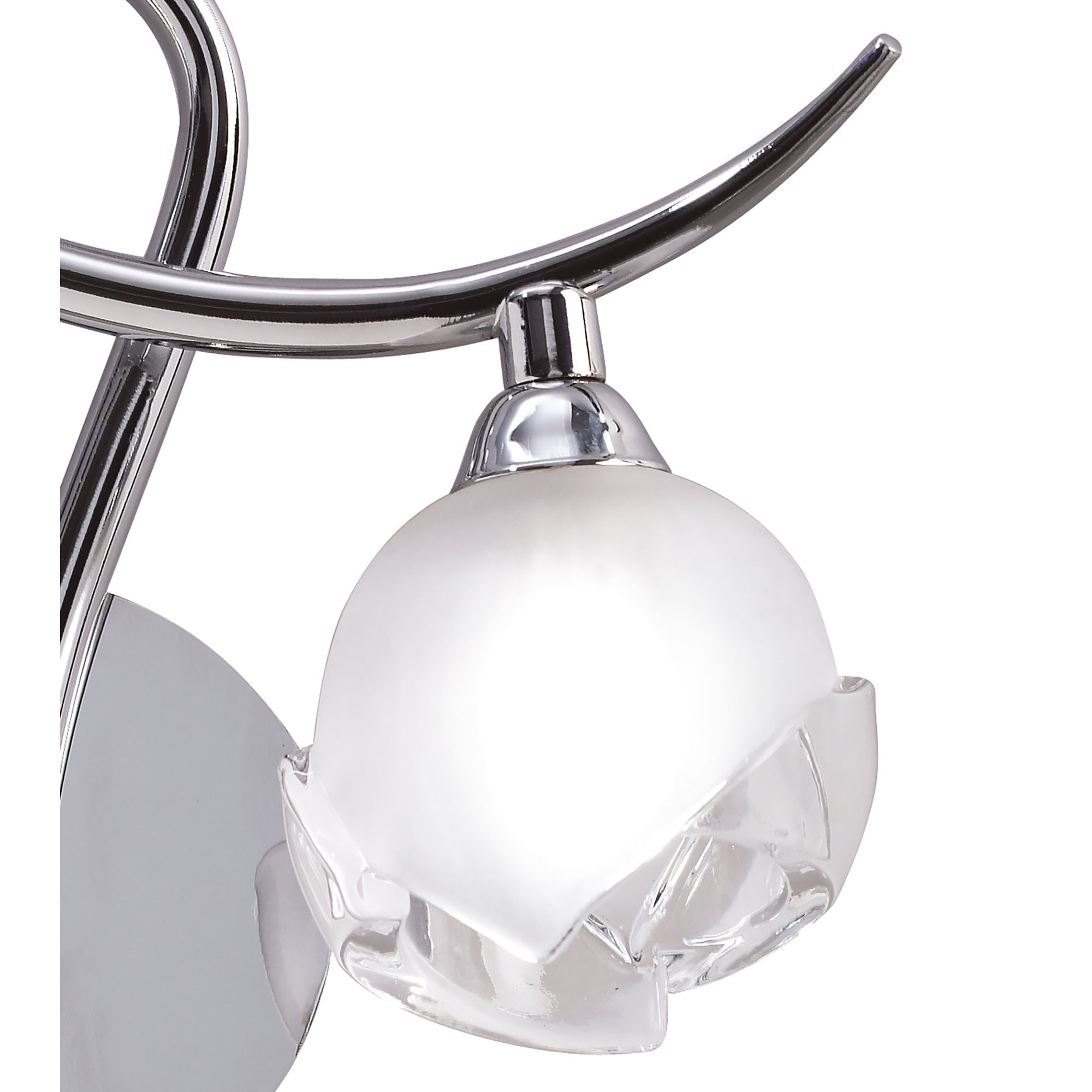 M0818/R/S Fragma Wall Lamp Right Switched 1 Light G9 Polished Chrome