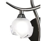 M0818BC/L/S Fragma Wall Lamp Left Switched 1 Light G9 Black Chrome