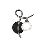 M0818BC/R Fragma Wall Lamp Right 1 Light G9 Black Chrome