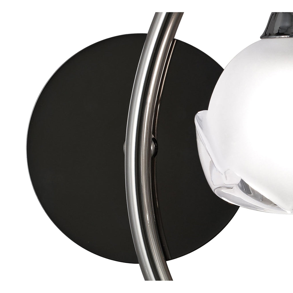 M0818BC/R Fragma Wall Lamp Right 1 Light G9 Black Chrome