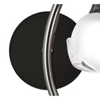 M0818BC/R Fragma Wall Lamp Right 1 Light G9 Black Chrome