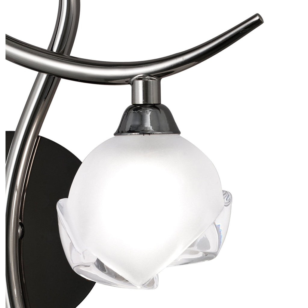 M0818BC/R Fragma Wall Lamp Right 1 Light G9 Black Chrome