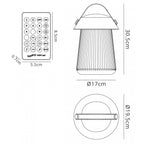 M3697 Funghi Outdoor Portable 3W Speaker 3W LED RGBW Lamp Bluetooth Connection / Remote Control