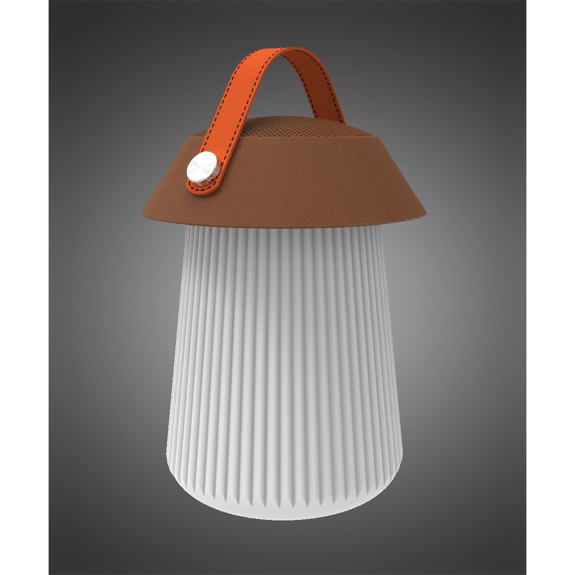 M3697 Funghi Outdoor Portable 3W Speaker 3W LED RGBW Lamp Bluetooth Connection / Remote Control