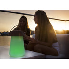M3697 Funghi Outdoor Portable 3W Speaker 3W LED RGBW Lamp Bluetooth Connection / Remote Control