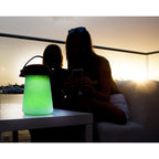 M3697 Funghi Outdoor Portable 3W Speaker 3W LED RGBW Lamp Bluetooth Connection / Remote Control