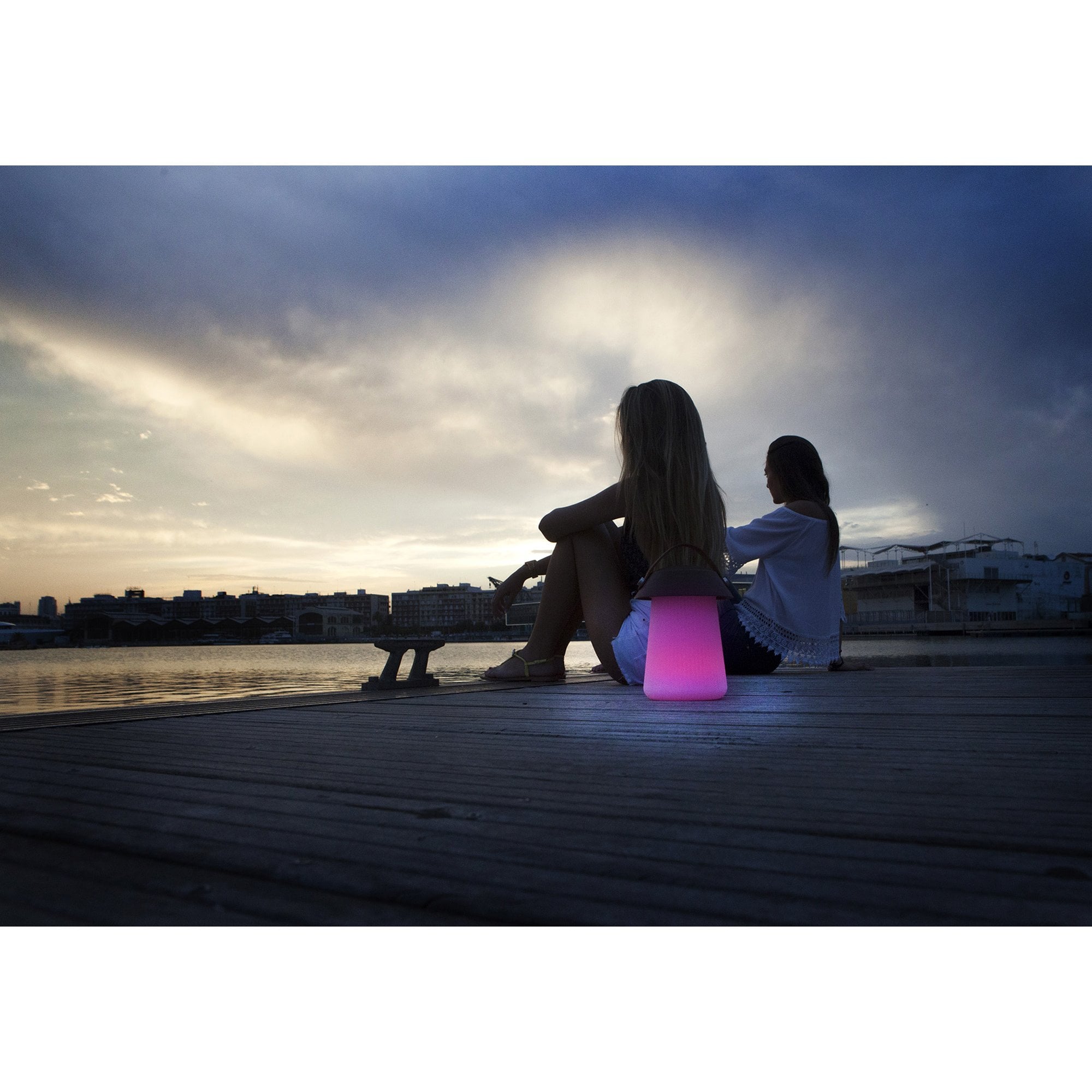 M3697 Funghi Outdoor Portable 3W Speaker 3W LED RGBW Lamp Bluetooth Connection / Remote Control