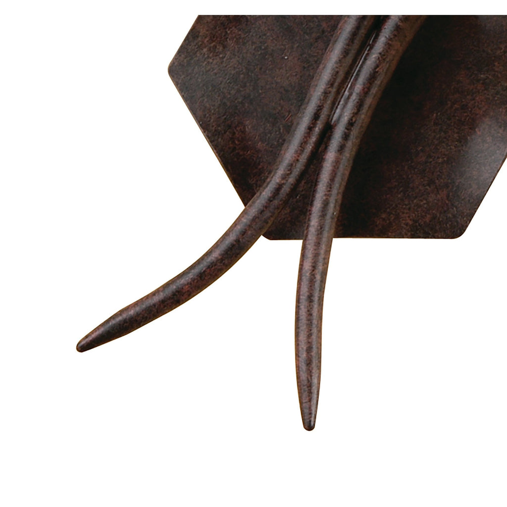 M3205/S Gaudi Wall Lamp Right Switched 2 Light G9 Brown/Black Oxide