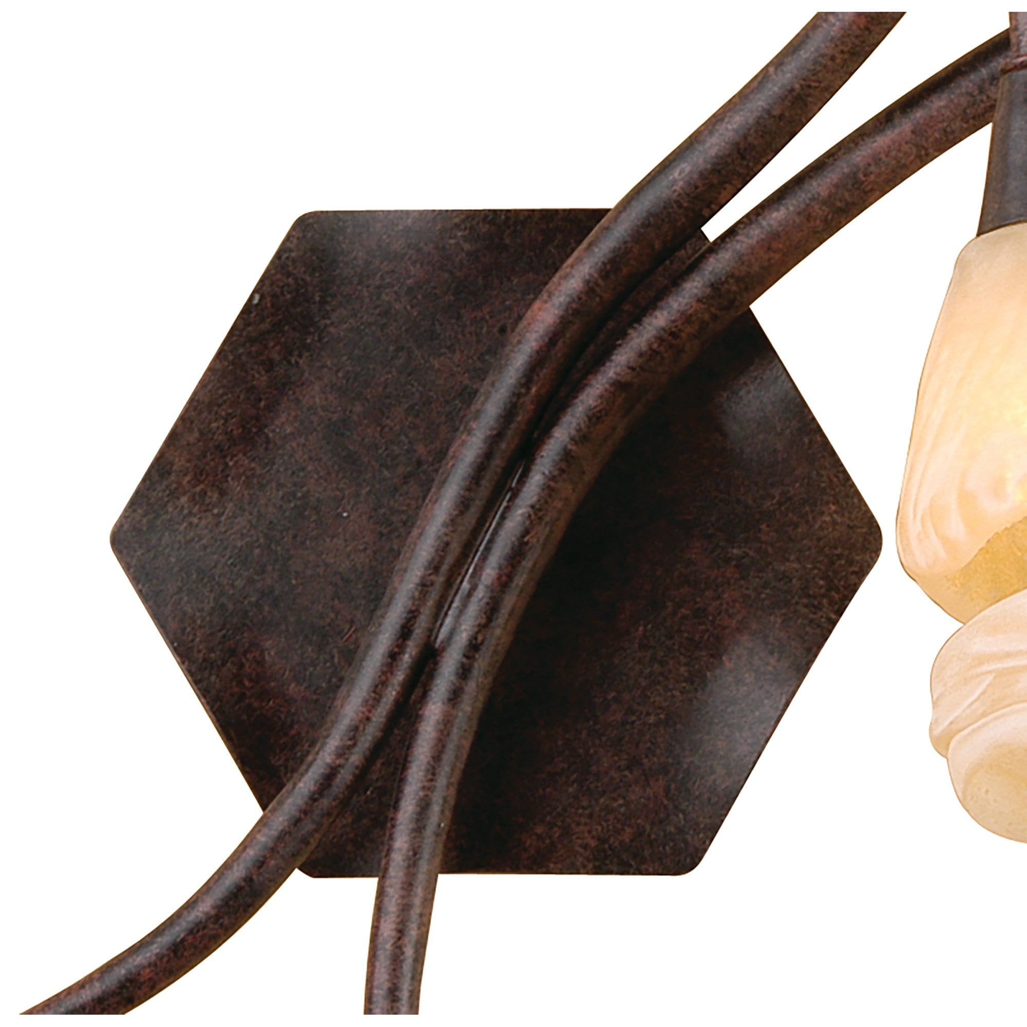 M3205 Gaudi Wall Lamp Right 2 Light G9 Brown/Black Oxide