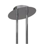 M0652 Guss Telescopic E27 3 Light E27 Bar Polished Chrome White Acrylic