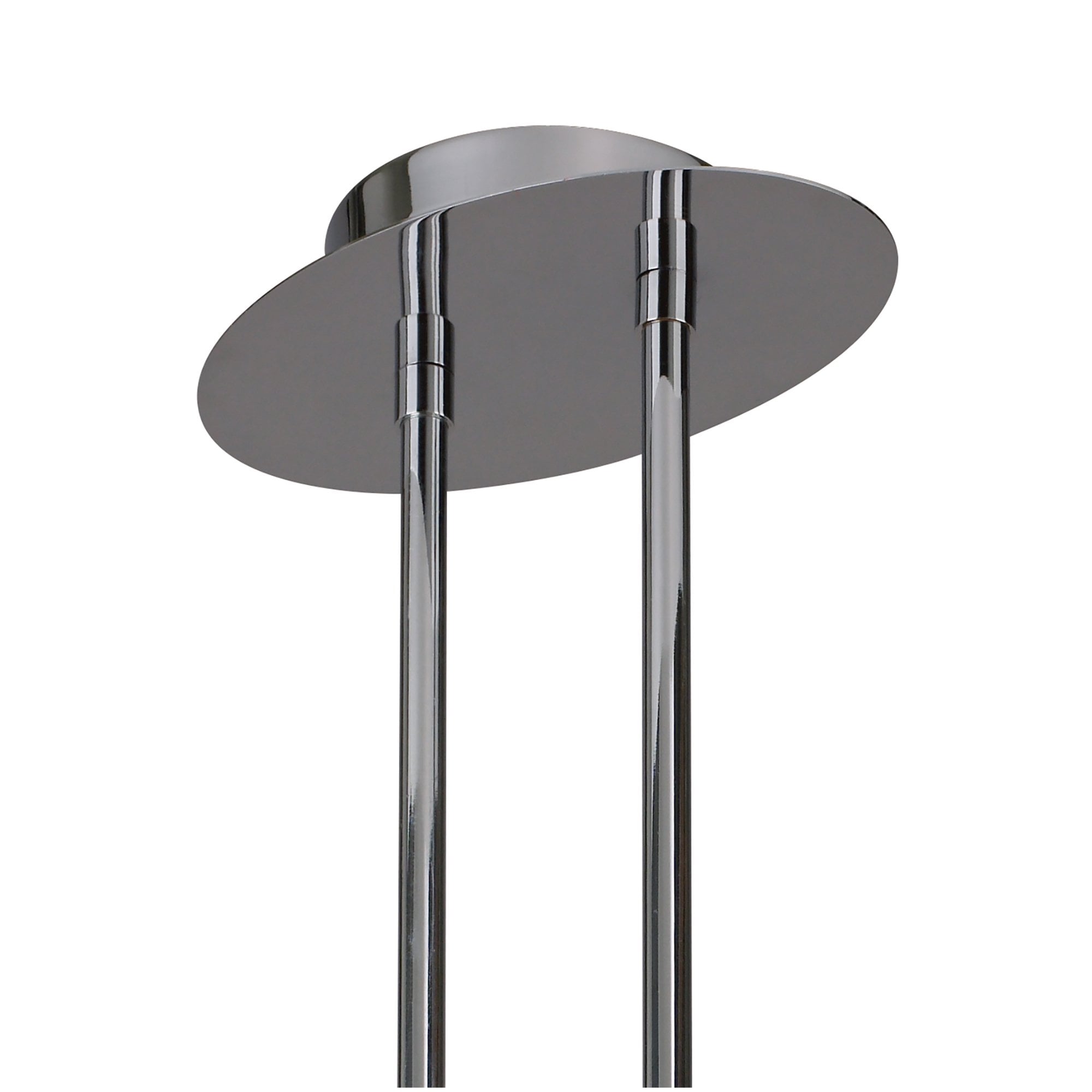 M0652 Guss Telescopic E27 3 Light E27 Bar Polished Chrome White Acrylic
