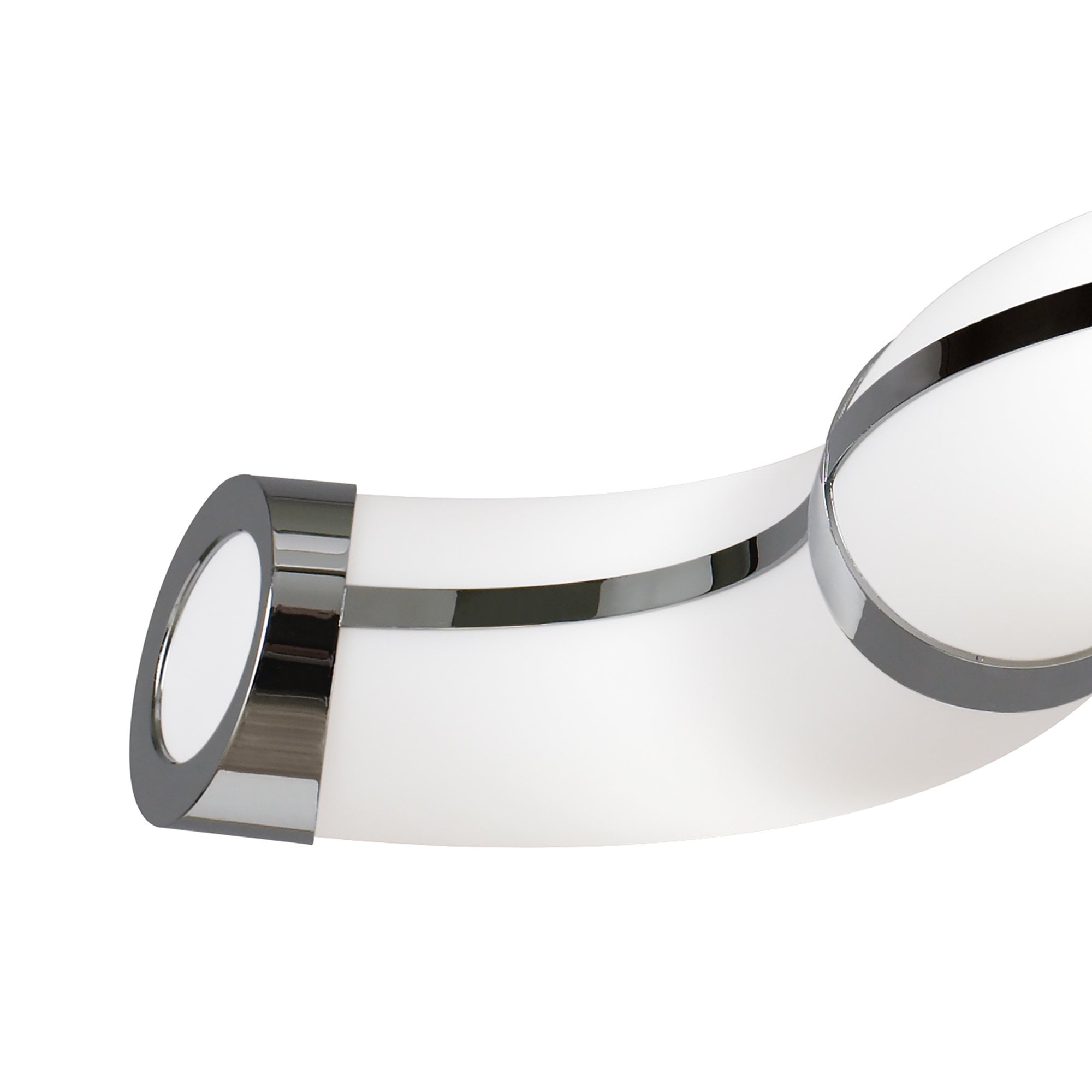 M0652 Guss Telescopic E27 3 Light E27 Bar Polished Chrome White Acrylic