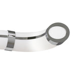 M0652 Guss Telescopic E27 3 Light E27 Bar Polished Chrome White Acrylic