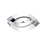 M0657 Guss Wall Lamp E27 2 Light E27 Polished Chrome/White Acrylic