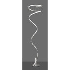 M6100 Helix Floor Lamp 180cm 42W LED Silver & Chrome