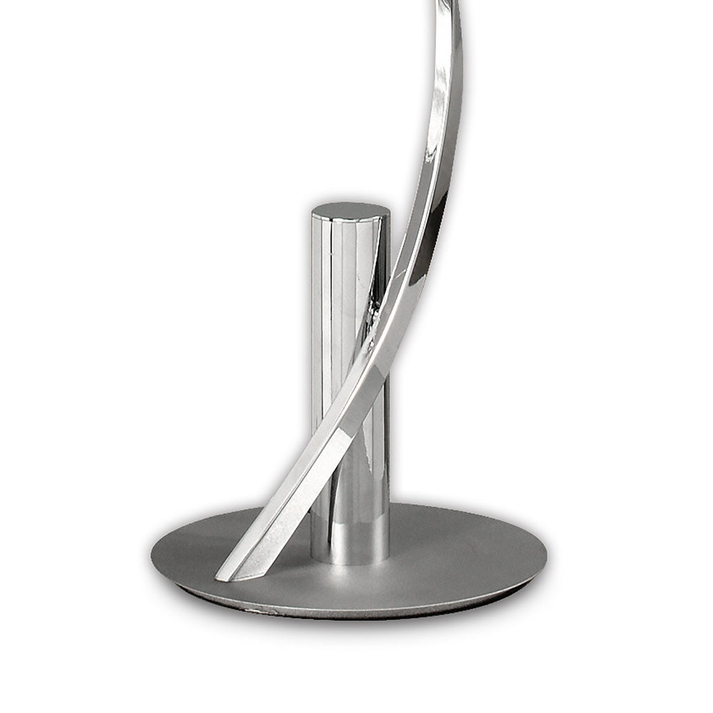 M6100 Helix Floor Lamp 180cm 42W LED Silver & Chrome
