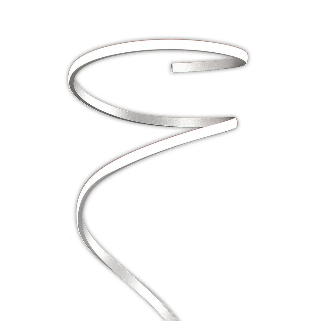 M6100 Helix Floor Lamp 180cm 42W LED Silver & Chrome