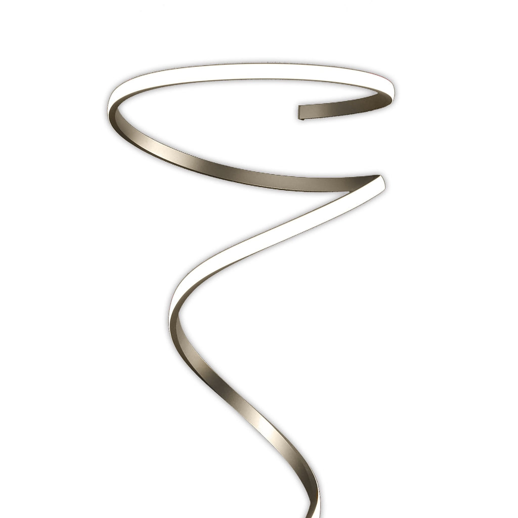M6101 Helix Floor Lamp 180cm 42W LED Antique Brass