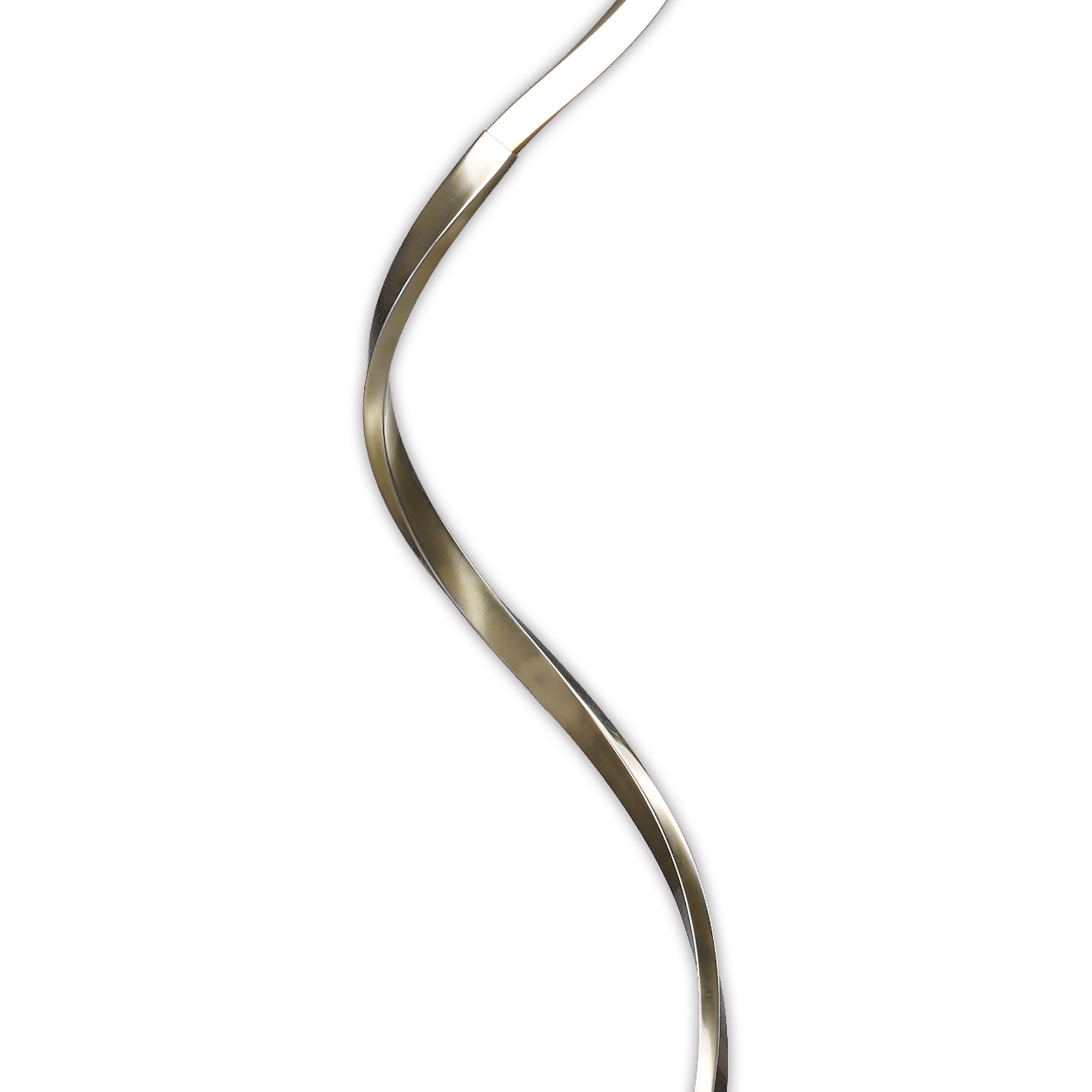 M6101 Helix Floor Lamp 180cm 42W LED Antique Brass