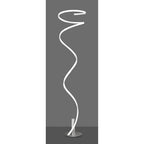 M6102 Helix Floor Lamp 180cm 42W LED White & Chrome