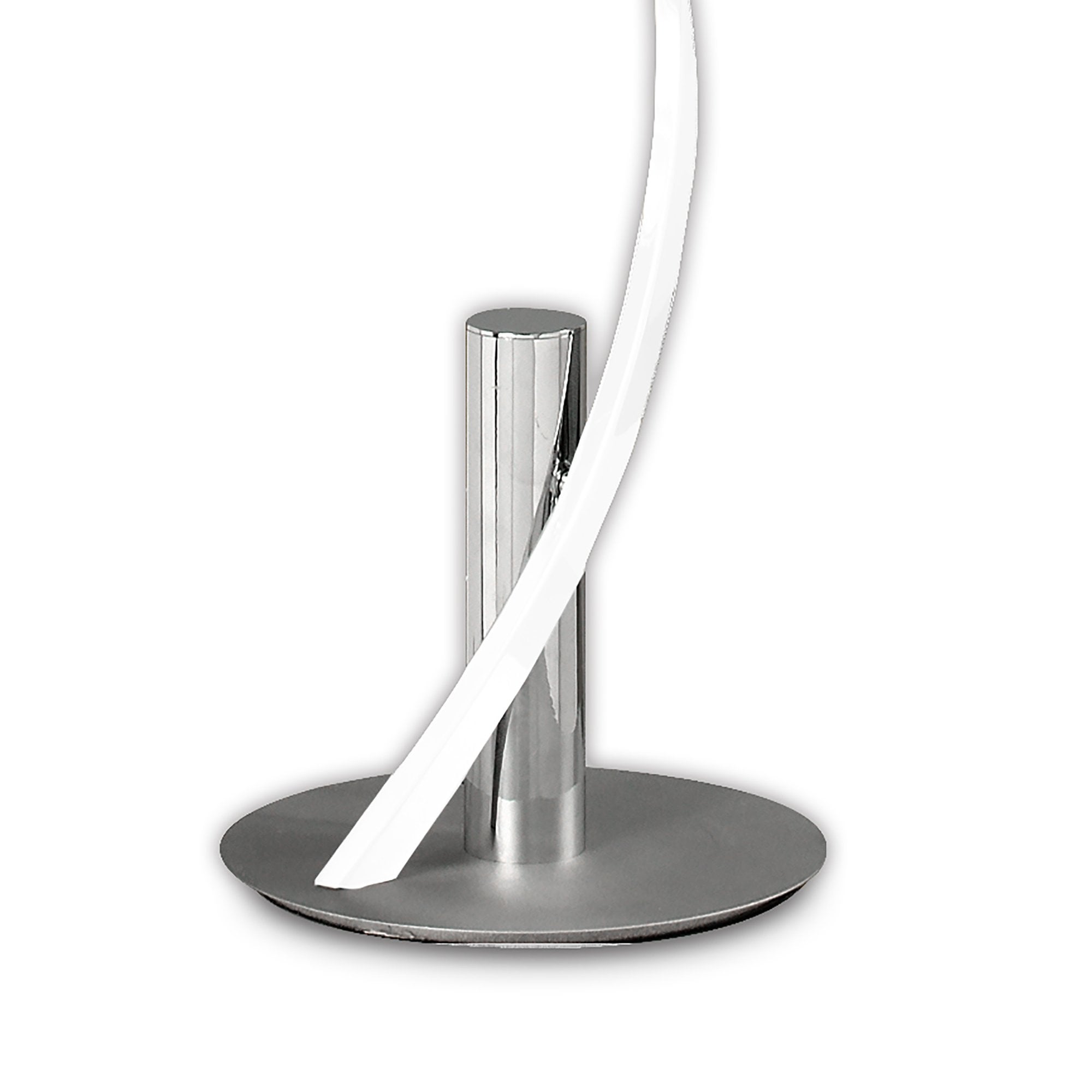 M6102 Helix Floor Lamp 180cm 42W LED White & Chrome