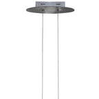 M4080 Hemisferic Linear Pendant 28W LED 110cm Bar Satin Aluminium/Frosted Acrylic