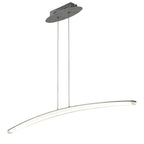 M4080 Hemisferic Linear Pendant 28W LED 110cm Bar Satin Aluminium/Frosted Acrylic