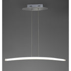 M4081 Hemisferic Linear Pendant 20W LED 70cm Bar Satin Aluminium / Frosted Acrylic