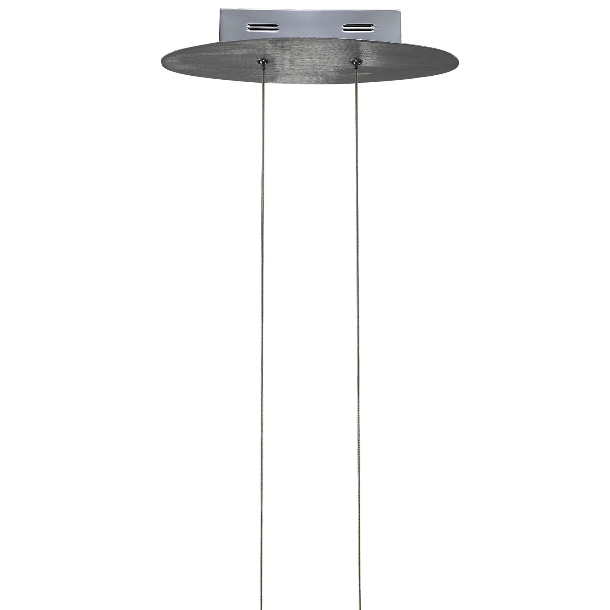 M4081 Hemisferic Linear Pendant 20W LED 70cm Bar Satin Aluminium / Frosted Acrylic