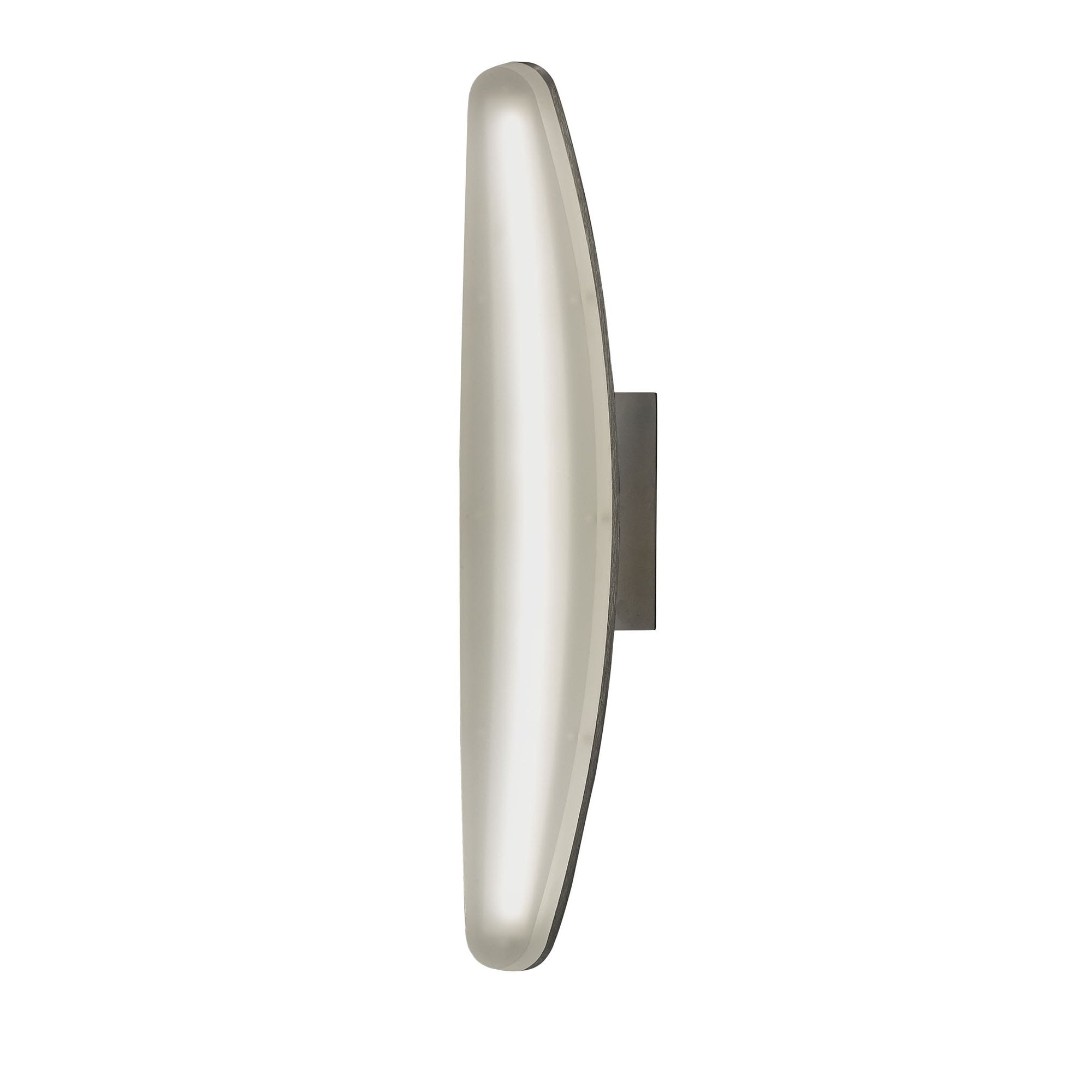 M4084 Hemisferic Wall Lamp 6W LED Satin Aluminium / Frosted Acrylic