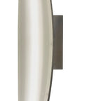 M4084 Hemisferic Wall Lamp 6W LED Satin Aluminium / Frosted Acrylic