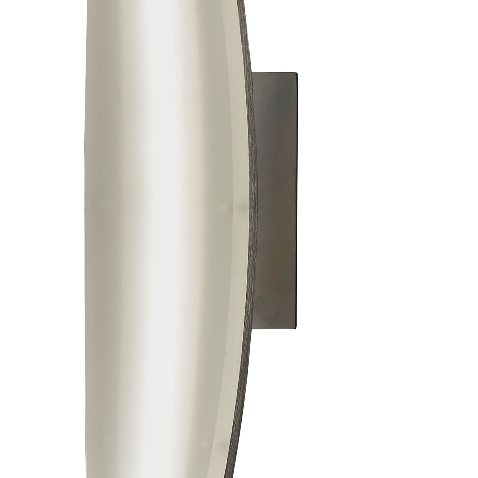 M4084 Hemisferic Wall Lamp 6W LED Satin Aluminium / Frosted Acrylic