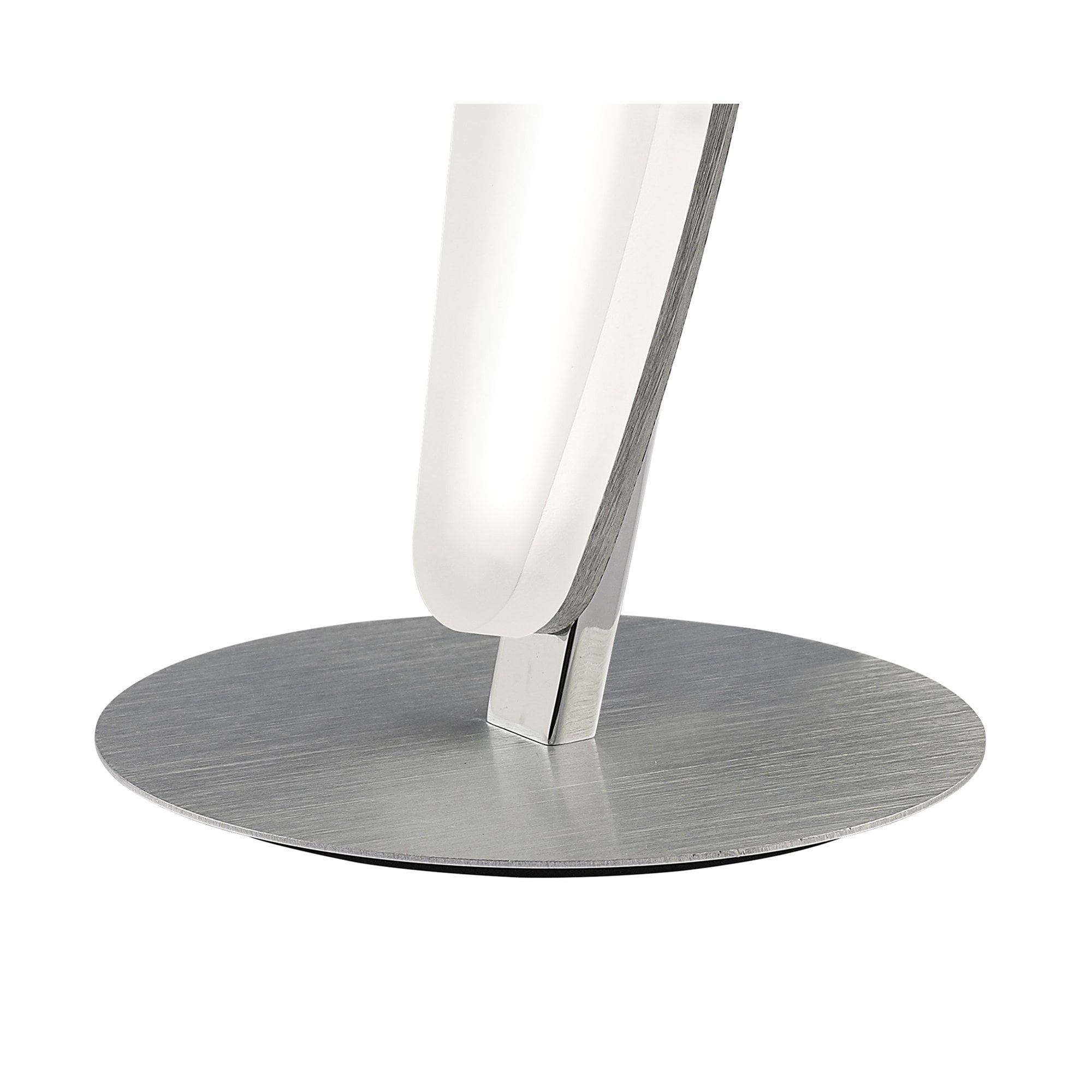 M4085 Hemisferic Table Lamp 6W LED Satin Aluminium / Frosted Acrylic