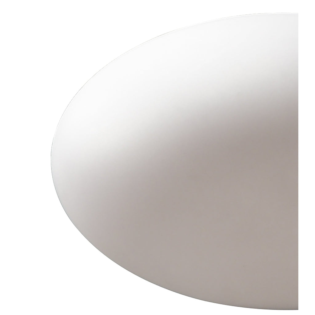 M1330 Huevo Oval Table Lamp 1 Light E27 Outdoor Opal White
