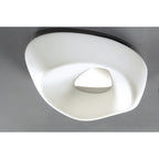 M1334 Huevo Ceiling 5 Light E27 Outdoor Polished Chrome / Opal White