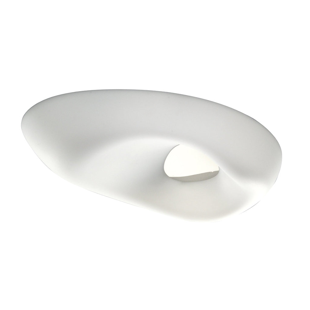 M1335 Huevo Ceiling 6 Light E27 Outdoor Polished Chrome / Opal White