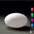 M1383 Huevo Oval Table Lamp Induction LED RGB Outdoor Opal White