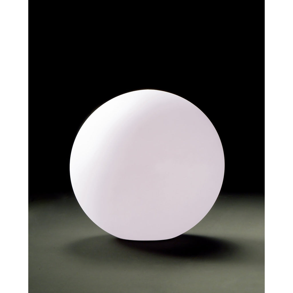 M1388 Huevo Ball Table Lamp 1 Light E27 Small Outdoor Opal White