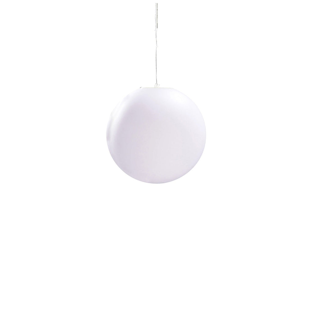 M1397 Huevo Ball Pendant 1 Light E27 Small Outdoor Opal White