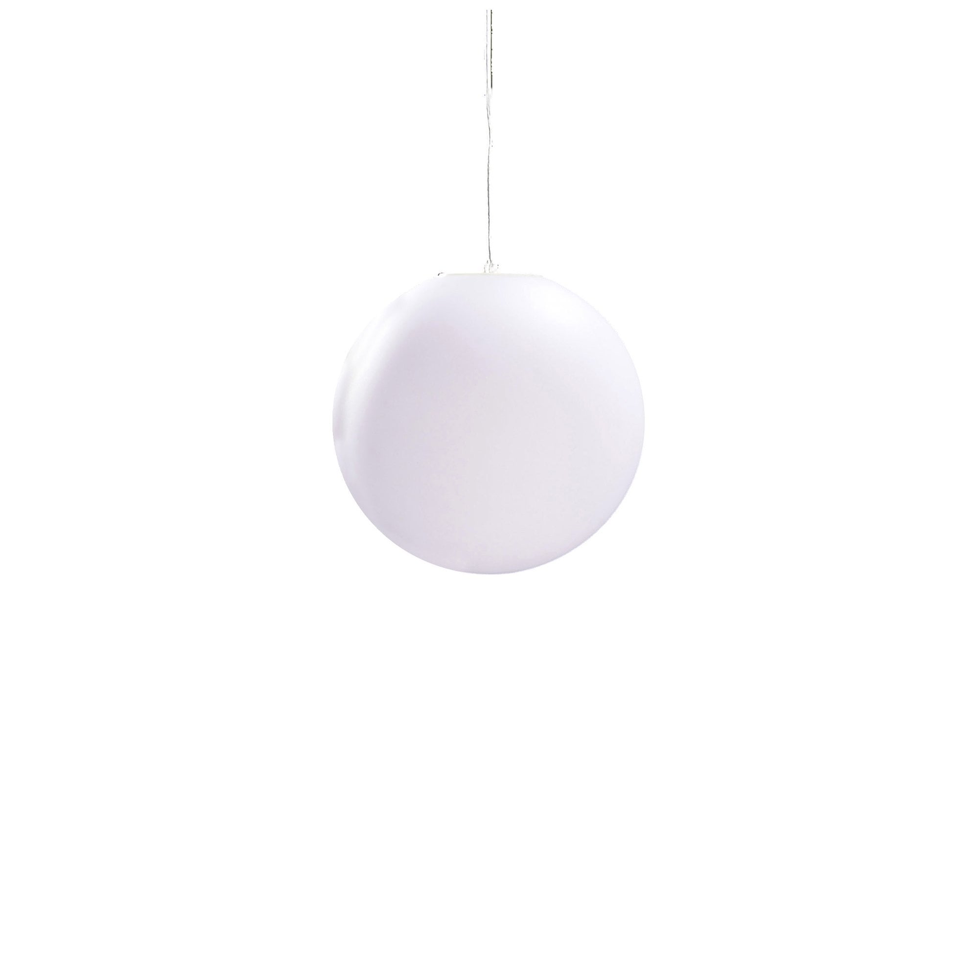 M1397 Huevo Ball Pendant 1 Light E27 Small Outdoor Opal White