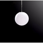 M1397 Huevo Ball Pendant 1 Light E27 Small Outdoor Opal White
