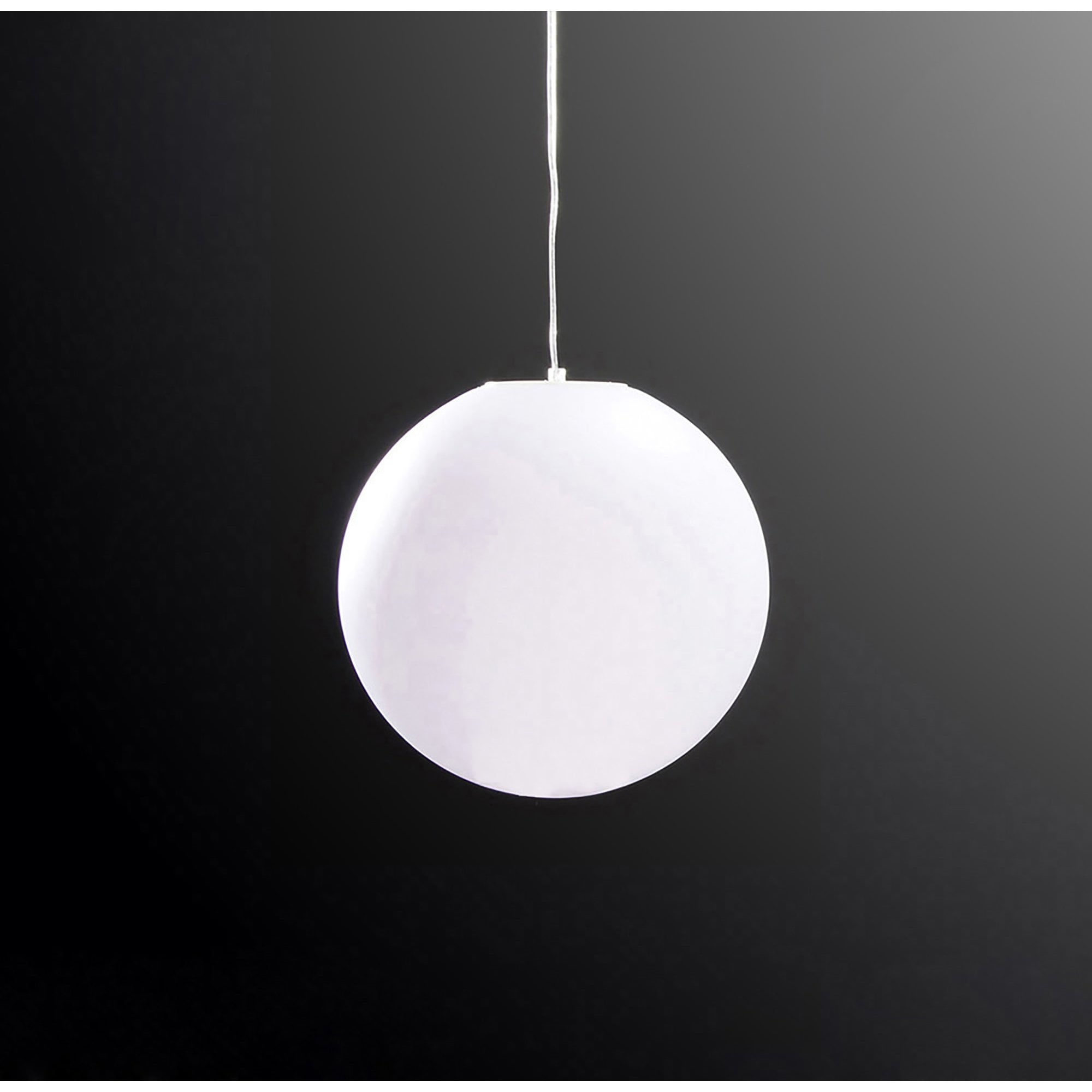 M1398 Huevo Ball Pendant 1 Light E27 Medium Outdoor Opal White