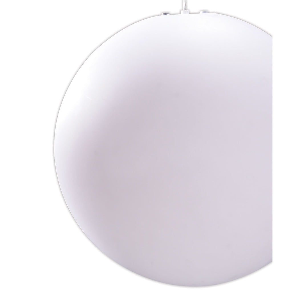 M1398 Huevo Ball Pendant 1 Light E27 Medium Outdoor Opal White